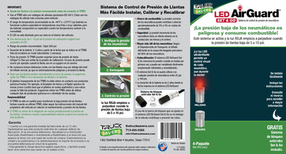 LlantaSavers Tapones de Monitoreo de Presión de Llantas (4 Piezas)